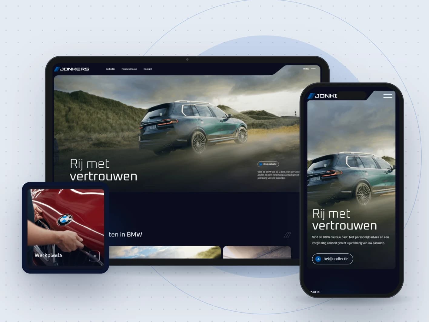 Jonkers — Homepage hero