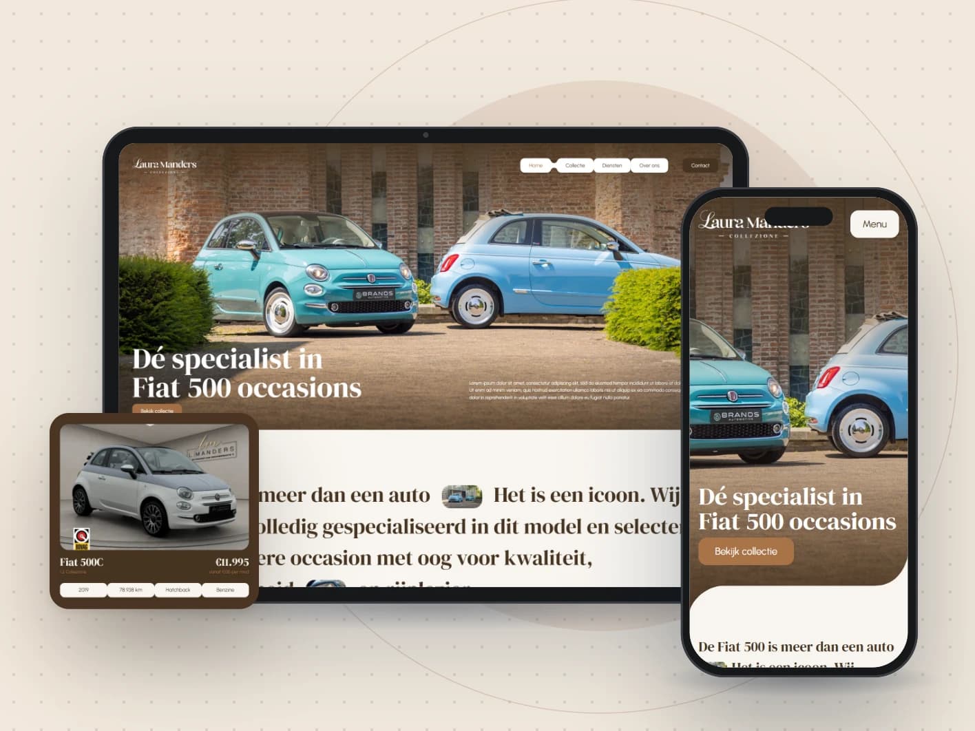 Laura Manders — Homepage hero