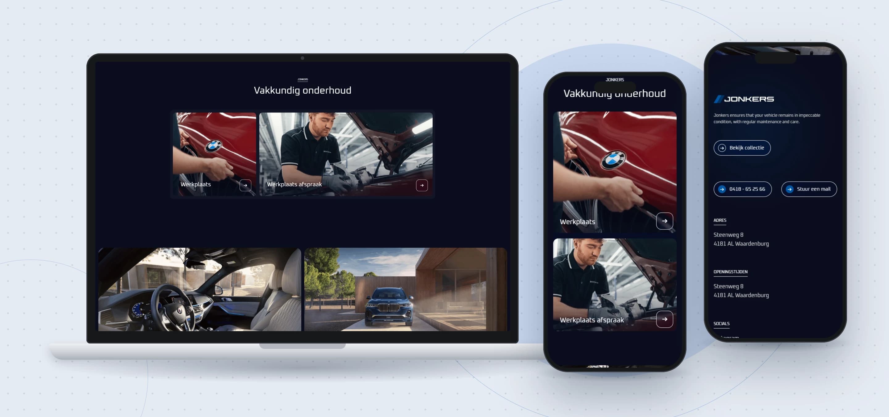 Jonkers — Expert maintenance & footer