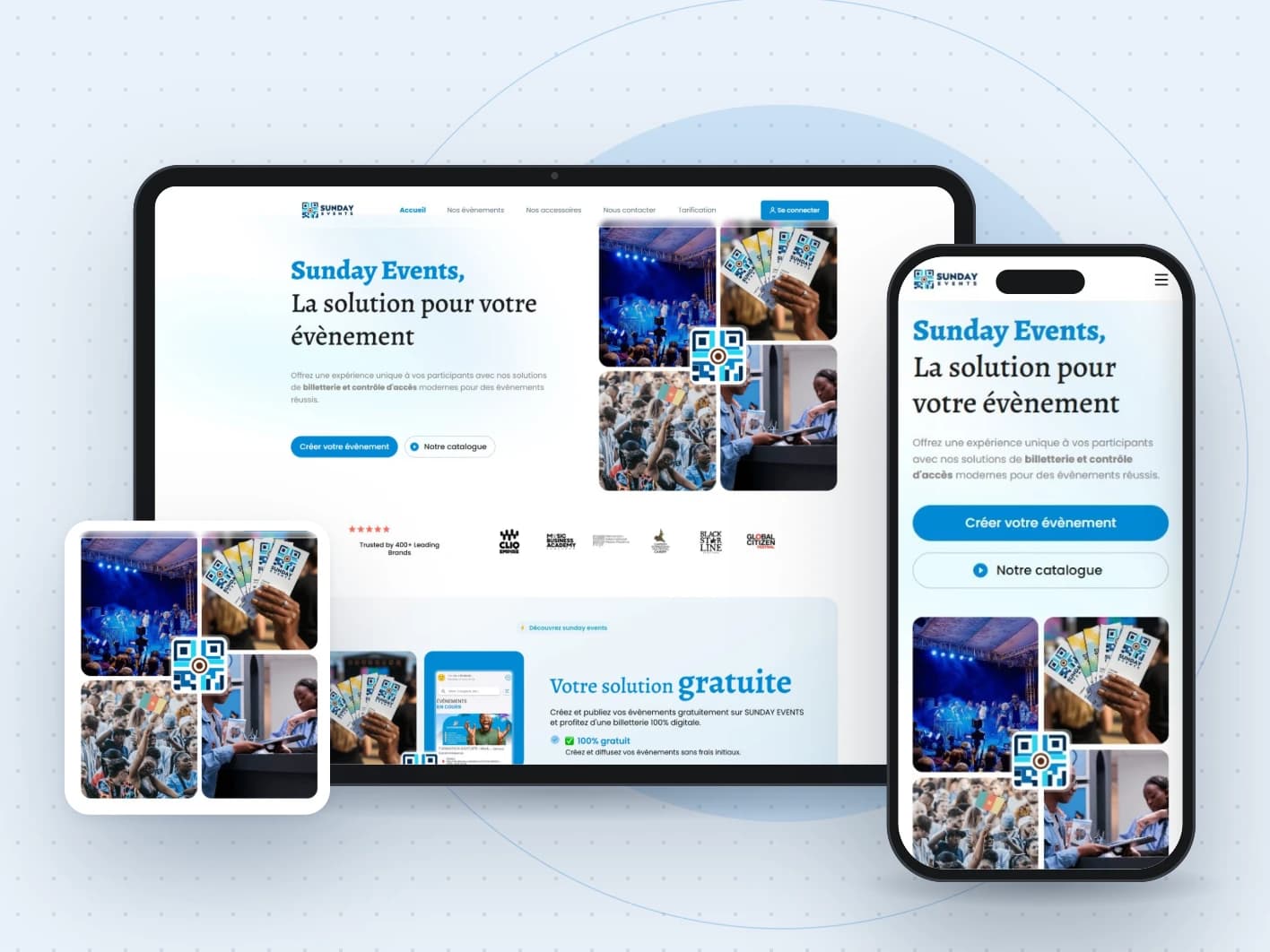 Sunday Events — Homepage hero