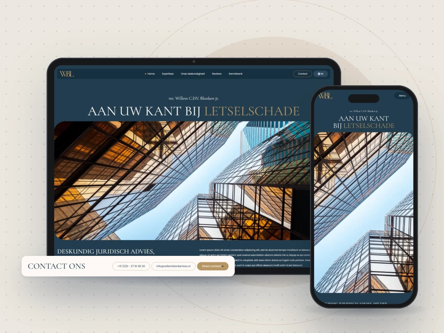 Willem Blanken Law — Homepage hero