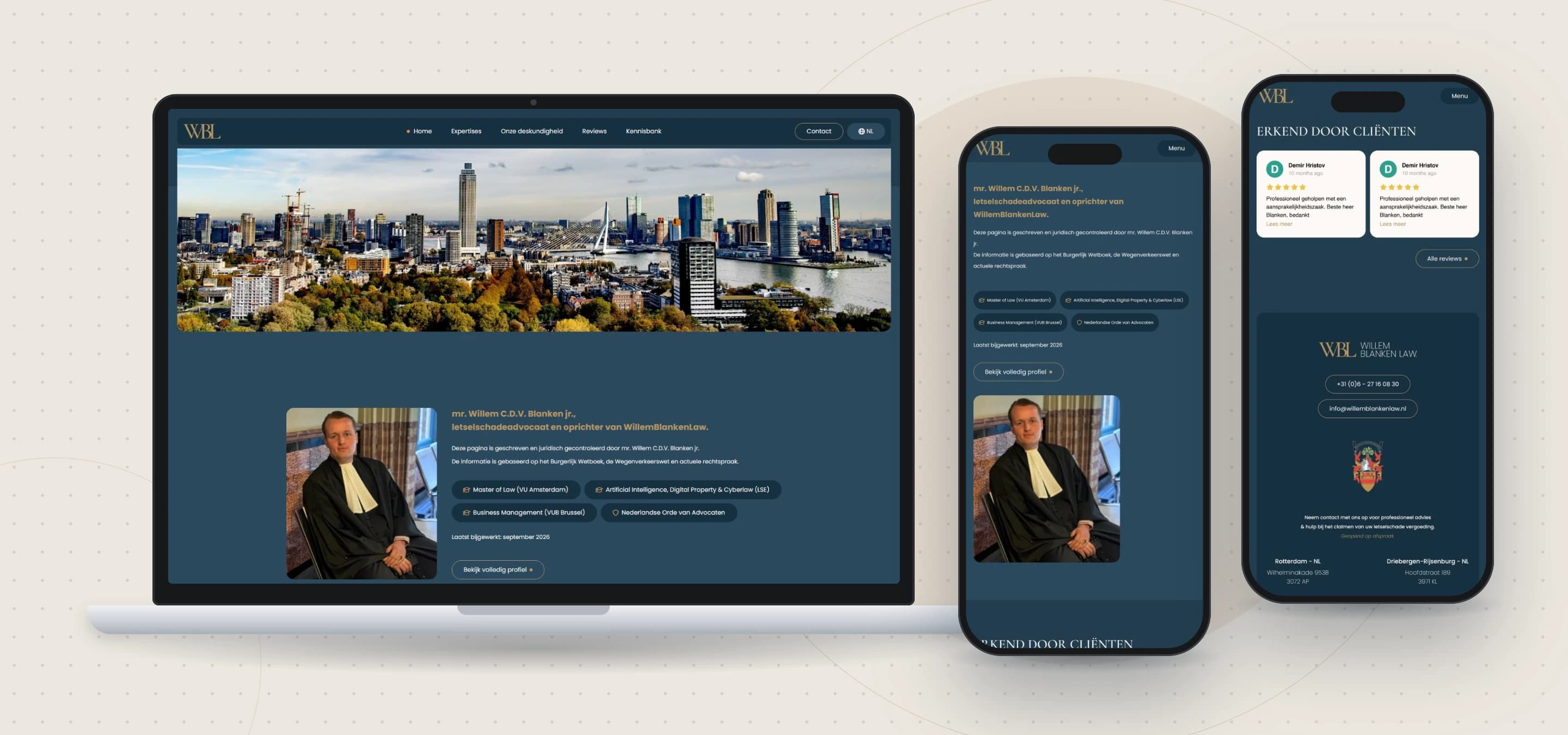 Willem Blanken Law — Founder profile & client reviews
